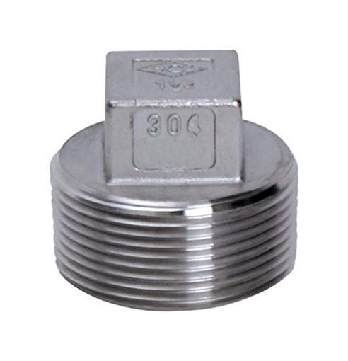 Picture of SMITH-COOPER 4638102260 Smith Cooper Square HD Plug 1-1/4" SS (EA)