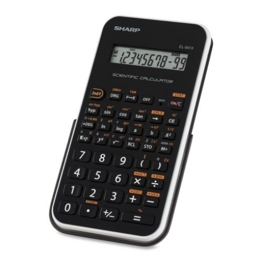 Picture of Sharp EL501X2BWH Sharp Scientific Calculator (EA)