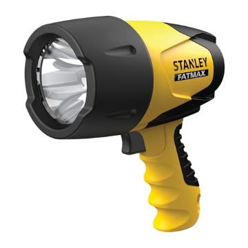 Picture of STANLEY Engineered Fastening FL5W10 STANLEY FATMAX FL5W10 Rechargeable 600 Lumen Lithium Ion Waterproof LED Spotlight Flashlight (EA)