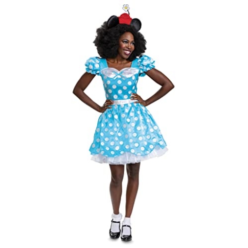 Picture of Disguise DG145559F Vintage Minnie Costume, Official Disney 100 Years of Wonder Classic Minnie Mouse Outfit, Adult Size (18-20) (EA)