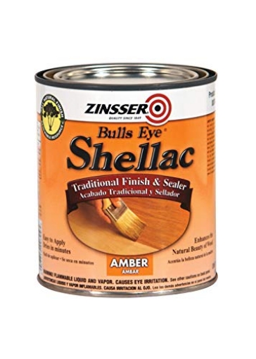 Picture of RUST OLEUM CORP 704H Zinsser 701 Bulls Eye Shellac Traditional Finish & Sealer, Quart, Amber (EA)