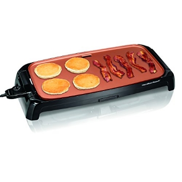 Picture of Hamilton Buhl 38519R Hamilton Beach Durathon Ceramic Griddle Electric with 200 square inch PTFE & PFOA Free Cooking Surface (38519R) (EA)