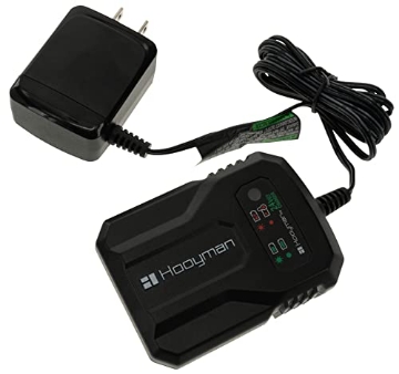 Picture of Hooyman 1149530 Hooyman 24V Battery Charger for 24-Volt Lithium-Ion Spreader with Charge Status Light Indicator, Rapid Charging, and Easy Disconnect for Lawn, Garden, Food-Plot, Land Management, Yard, and Outdoors (PK-4-EA)