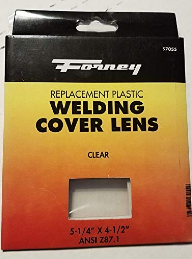 Picture of FORNEY INDUSTRIES INC 57055 Forney Industries Inc 57055 Plastic Clear Cover Lens - 5.25 x 4.5 in. (EA)