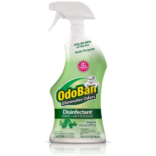 Picture of Clean Control Corporation 910061-Q6 OdoBan Ready-to-Use Disinfectant and Odor Eliminator, 32 Ounce Spray Bottle, Original Eucalyptus Scent (PK-6-EA)