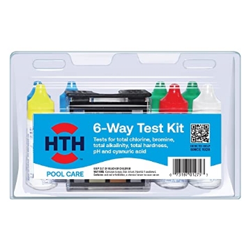 Picture of ARCH CHEMICAL 1278 HTH 1275 Swimming Pool Care 6-Way Test Kit, Swimming Pool Water Chemical Tester, 100 Tests (EA)