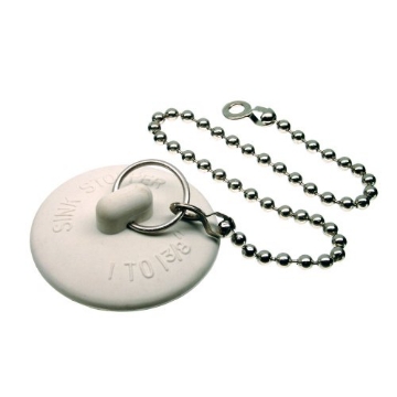 Picture of DANCO INC 9D00080784 Danco 9D00080784 1 - 1-3/8-Inch Universal Sink Stopper, White (EA)