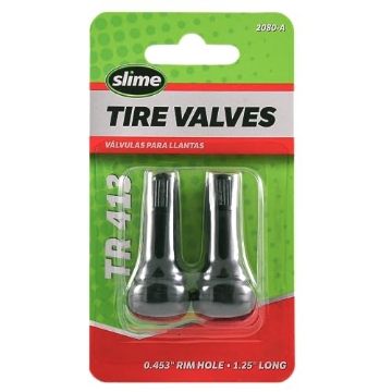 Picture of Slime 2080-A Slime 2080-A Tubeless Tire Valves 1¼", TR 413 45, Schrader Valve stem, Pack of 2 valves (EA)
