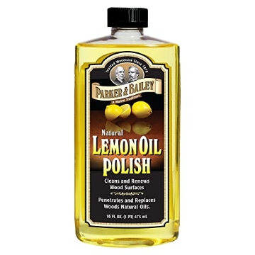 Picture of Parker & Bailey 510664 Parker & Bailey Lemon Oil Polish, Natural Lemon Scented Furniture Cleaner & Wood Table Cleaner, Renews & Restores a Finish for Woods, Protects from Drying or Cracking, Leaves a Shiny Finish, 16 oz (PK-6-EA)