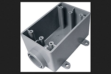 Picture of Cantex Industries 5133364U Cantex 5133364 Weatherproof Box, 1Gang, 3/4 in Hub, PVC (EA)