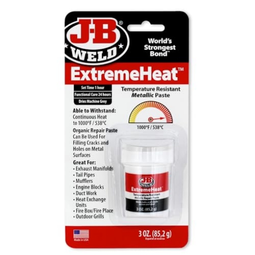 Picture of J B Weld 37901 J-B Weld 37901 ExtremeHeat High Temperature Resistant Metallic Paste - 3 oz (EA)