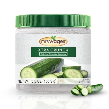 Picture of MRS. WAGES W666-D9425 Mrs. Wages Pickle Mix, Xtra Crunch, Easy-To-Use, Fast Results, Great Taste & Crispness, Ensures Crunchiness, 5.5 oz Jar (Pack of 1) (EA)