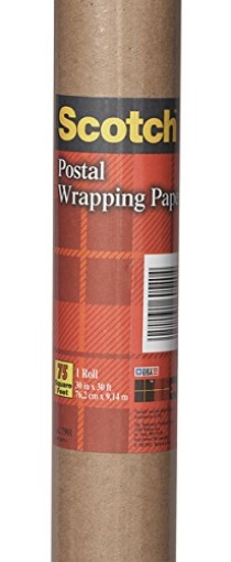 Picture of Scotch-Brite 7901 Scotch Postal Wrapping Paper, 30 in x 30 ft., 60#, 1 Roll/Pack (7901-ESF) (EA)