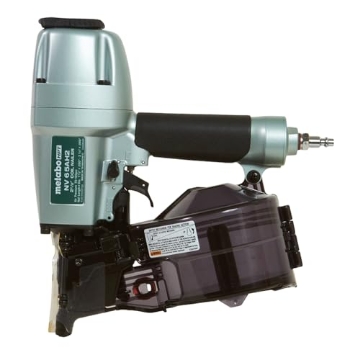 Picture of METABO HPT NV65AH2M Metabo HPT Coil Siding Nailer, Pro-preferred Pneumatic Power Nailers in Siding Tools, For Sheathing, Decking & Fencing, 15° Plastic Collated Nails and 16° Wire Coil Nails, NV65AH2 (EA)