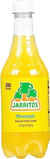 Picture of JARRITOS 15507 Jarritos, Pineapple Pet Bottle, 17.7 Fl Oz (PK-24-EA)