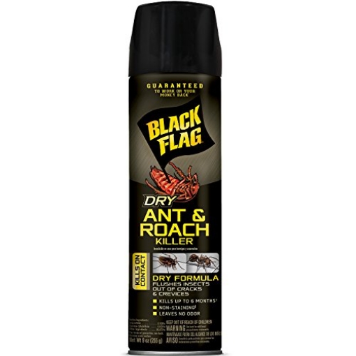 Picture of United Banking Supplies, Inc. HG-11059 Black Flag Dry Ant And Roach Killer 9 Ounces, Aerosol Spray, Dry Formula, Plain, 1-Count (EA)