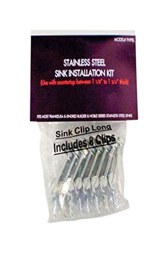 Picture of FRANKE KITCHEN SYSTEMS LLC KCLIP8L Kitchen Snk Mntclips 8pk (EA)