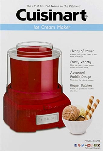 Picture of Cuisinart ICE-21RP1 Cuisinart ELEC ICE Cream Maker RED (EA)