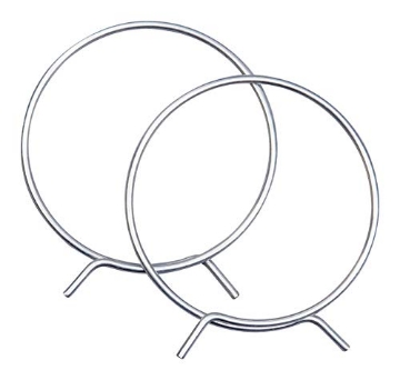 Picture of DEFLECTO MSCX4 Deflect-O Jordan 4 in. L x 4 in. Dia. Silver/White Aluminum Dryer Vent Clamp (EA)