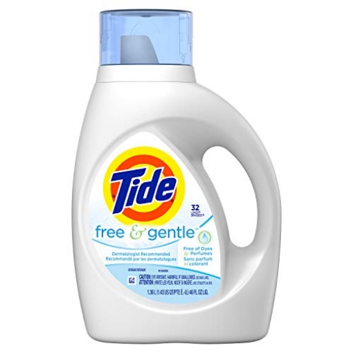 Picture of Tide 80363627 Tide Tide Free & Gentle Liquid Laundry Detergent, 32 Loads 46 fl oz, 46 Fl Oz (PK-6-EA)