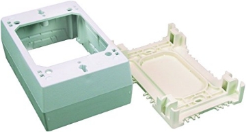 Picture of LEGRAND AV NM2 Legrand Wiremold NM2 Nonmetallic Plastic Raceway for Extending Power, 1 Gang Outlet Box, 1" Deep, Ivory (1 Pack) (EA)
