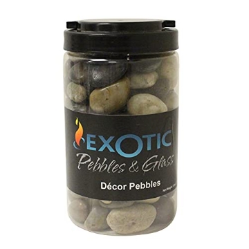 Picture of EXOTIC PEBBLES & AGGREGATES INC PMS-0510J Exotic Pebbles (Decorative Pebbles, Gravel Size, Polished, Mix, 5 lb Jar (EA)