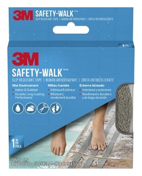 Picture of 3M 370G-R1X180 3M Safety-Walk Indoor/Outdoor Tread, Slip-Resitant Tape, 1-Inch by 180-Inch Roll, Gray (EA)