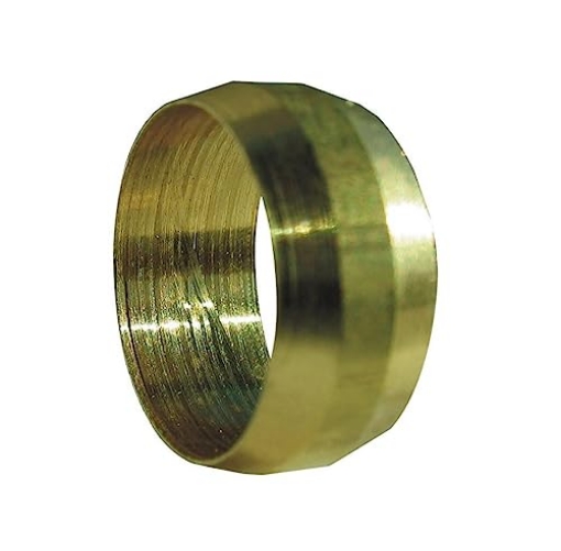 Picture of ACE TRADING - ZW 6JC124901511090 Homeplus+ 1/8 in. Compression X 1/8 in. D Compression Brass Sleeve (PK-5-EA)