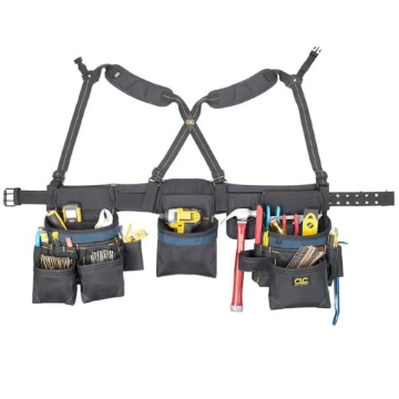 Picture of CLC 2617 Custom Leathercraft2617 Framing Master Tool Belt, 28-Pocket,Grey (EA)