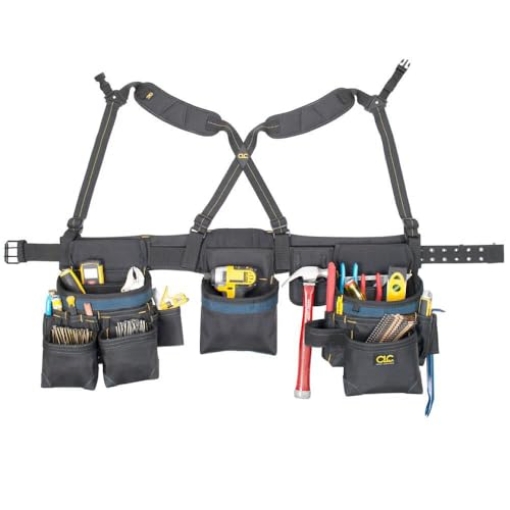 Picture of CLC 2617 Custom Leathercraft2617 Framing Master Tool Belt, 28-Pocket,Grey (EA)
