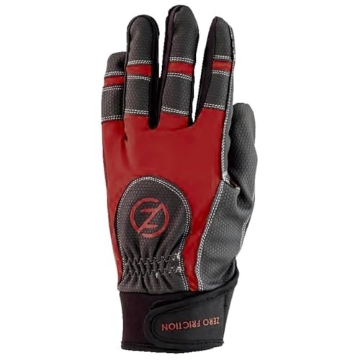 Picture of ZERO FRICTION LLC WG15009 Zero Friction Men's Universal-Fit Performance Work Gloves, Red (EA)