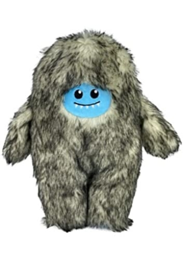Picture of Multipet International 37460 Multipet Yeti Betty Plush Monster with Squeaker 10 Inches Dog Toy (Assorted Color/Style, 1 Pack) (EA)