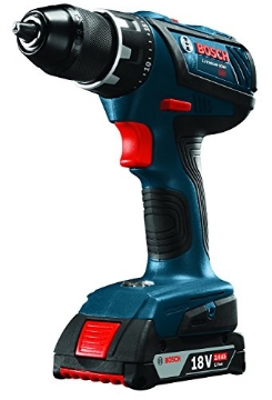 Picture of BOSCH SECURITY SYSTEMS, INC CLPK232A-181 Bosch Power Tools Drill Set - CLPK232A-181 – 18-Volt Cordless Drill Driver/Impact Combo Kit with 2 Batteries, 18V Charger and Soft Carrying Case (EA)