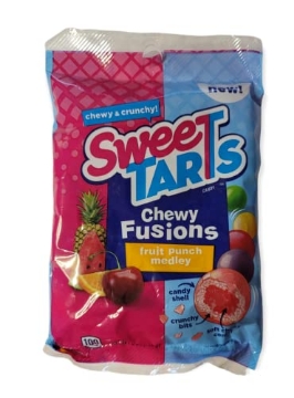 Picture of SWEETTARTS 741285 SweeTarts Chewy Fusions, Fruit Punch Medley, 5oz (PK-12-EA)