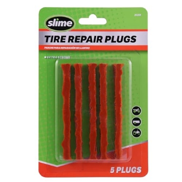 Picture of Slime 20233 Slime 20233 Tire Repair Plugs Strings, ATV, Mowers, Wheelbarrows, 7-ply, 4 inch, 5 Count (EA)