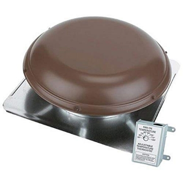 Picture of AIR VENT INC 53831 AIR VENT 53831 Roof Mounted Power Attic Ventilator, Brown (EA)