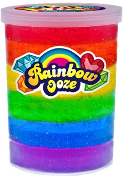 Picture of JA-RU INC 4636 JA-RU Mega 1Lb Rainbow Putty Slime Kit Neon Glitter Colors (1 Unit) Unicorn Colors Glitter Putty Crystal Clear Slime Fidget Toy Squishy & Stretchy. Arts & Crafts Girls Party Favor Toy Supplies 4636-1 (PK-6-EA)