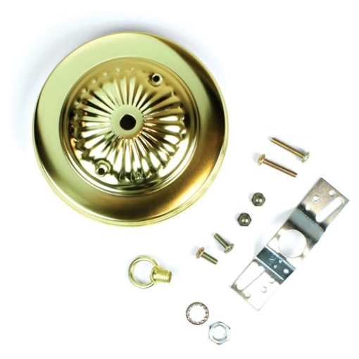 Picture of JANDORF SPECIALTY HARDWARE 60214 Canopy Kit, 5-Inch, Brass Finish (EA)