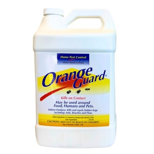 Picture of ORANGE GUARD INC 101 Orange Guard Home Pest Control with D-Limonene | All-Natural Food Grade Orange Peel Oil for Bugs, Ants, Roaches, Fleas, Palmettos and Silverfish - 1 Gallon (EA)