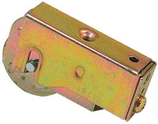 Picture of Prime N 6599 Prime-Line 1-1/2 in. Dia. x 5/16 in. L Aluminum/Nylon Mirror Door Roller Assembly 1 pk (EA)