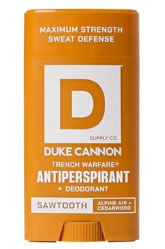 Picture of DUKE CANNON - DEOAP-SWTH3 Duke Cannon Sawtooth Trench Warfare Antiperspirant Deodorant for Men – Alpine Air & Cedarwood Scent, 3 oz – Long-Lasting Sweat Protection, Paraben-Free (EA)