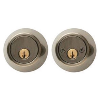 Picture of Home Plus+ LA2137 Home Plus Antique Brass Brass Double Cylinder Deadbolt (EA)