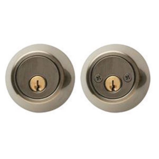Picture of Home Plus+ LA2137 Home Plus Antique Brass Brass Double Cylinder Deadbolt (EA)