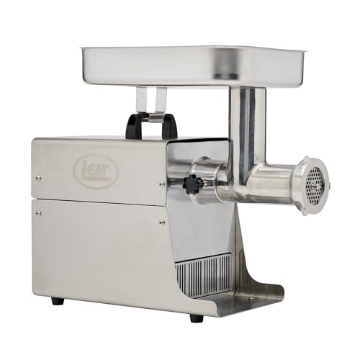 Picture of SKYWATCH CAPITAL PARTNERS INC 17791 LEM Products BigBite #8 Meat Grinder, 0.50 HP Stainless Steel Electric Meat Grinder Machine, Ideal for Regular Use (EA)