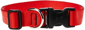 Picture of Lupine Collars & Leads 22553 LupinePet Basics 1" Red 16-28" Adjustable Collar for Large Dogs (EA)