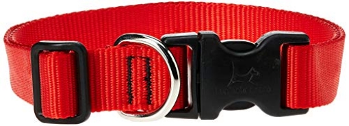 Picture of Lupine Collars & Leads 22553 LupinePet Basics 1" Red 16-28" Adjustable Collar for Large Dogs (EA)