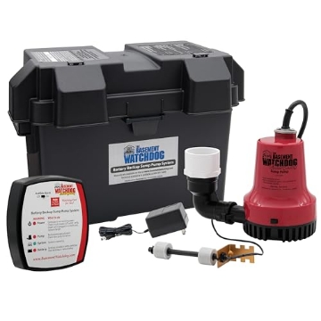 Picture of GLENTRONICS INC BWE The Basement Watchdog Emergency Battery Backup Sump Pump - Up to 2,000 GPH - 24/7 Monitoring Controller (BWE) (EA)