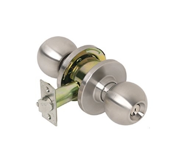Picture of Tell Manufacturing CL100009 Tell Manufacturing CL100009 Entry Ball Knob Lock, Satin Stainless Steel (EA)