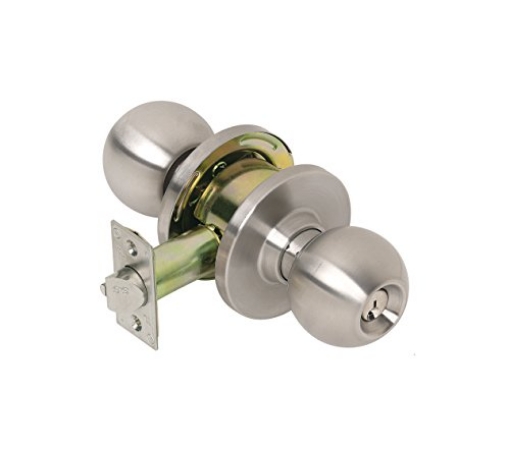 Picture of Tell Manufacturing CL100009 Tell Manufacturing CL100009 Entry Ball Knob Lock, Satin Stainless Steel (EA)