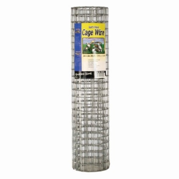 Picture of IRONRIDGE 412415 Garden Zone 412415 1" x 1" Mesh 16-Gauge Galvanized Wire Fence, 24" x 15' (EA)